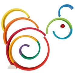 GOKI Regenboog Bouwset Hout -Speelgoed Winkel image 2629