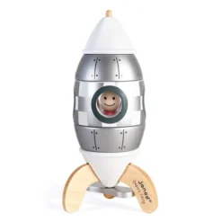 Janod Magneetset Raket Zilver