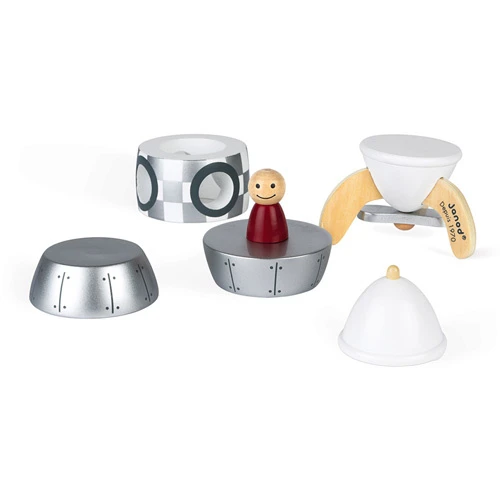 Janod Magneetset Raket Zilver 3 Janod Magneetset Raket Zilver - Afbeelding 3