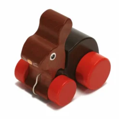 Weizenkorn Trekfiguur Haas Bruin Groot Hout