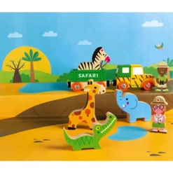 Janod Safari Story Set Hout 6 Janod Safari Story Set Hout -Speelgoed Winkel image 2712