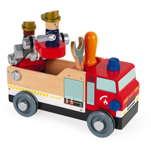 Janod Brandweerauto Brico Kids 4 Janod Brandweerauto Brico Kids - Afbeelding 4