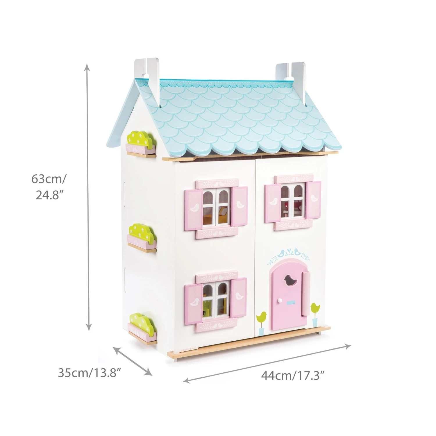 Le Toy Van Poppenhuis Blue Bird Cottage & Furniture 2 Le Toy Van Poppenhuis Blue Bird Cottage & Furniture - Afbeelding 2