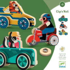 Djeco Puzzel Auto Clip'n' Roll