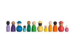 Grapat Nins Poppetjes Together Set 12-delig Hout 21-230