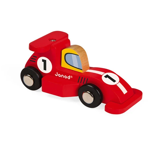 Janod Formule 1 Auto Story Rood Of Zilver Hout 1 Janod Formule 1 Auto Story Rood Of Zilver Hout