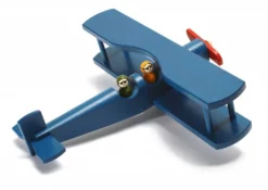 Weizenkorn Vliegtuig Dubbeldekker Hout -Speelgoed Winkel image 2868