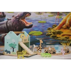 JaBaDaBaDo Speelset Safari Hout -Speelgoed Winkel image 3016