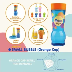 Uncle Bubble Navulling Kleine Bellen 944 Ml