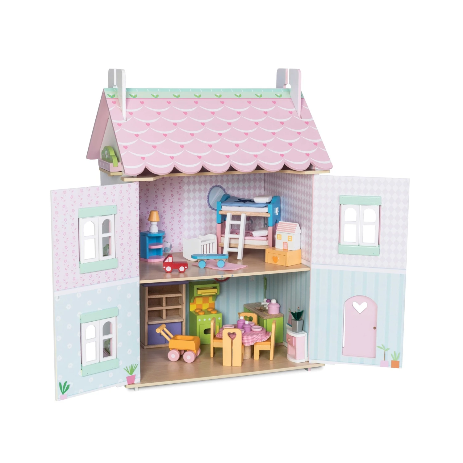 Le Toy Van Poppenhuis Sweetheart Cottage & Furniture 2 Le Toy Van Poppenhuis Sweetheart Cottage & Furniture - Afbeelding 2