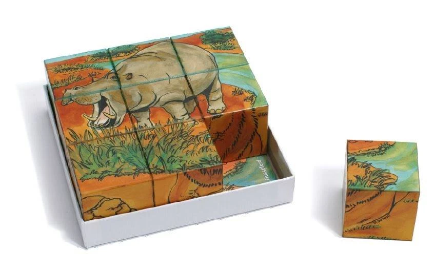 Weizenkorn Blokkenpuzzel Afrika Dieren Hout 1 Weizenkorn Blokkenpuzzel Afrika Dieren Hout