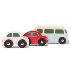 Le Toy Van Retro Metro Car Set Hout -Speelgoed Winkel image 3173