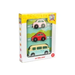 Le Toy Van Retro Metro Car Set Hout -Speelgoed Winkel image 3174