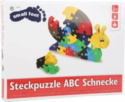 Small Foot Puzzel Alfabet Slak Hout 5 Small Foot Puzzel Alfabet Slak Hout -Speelgoed Winkel image 3218