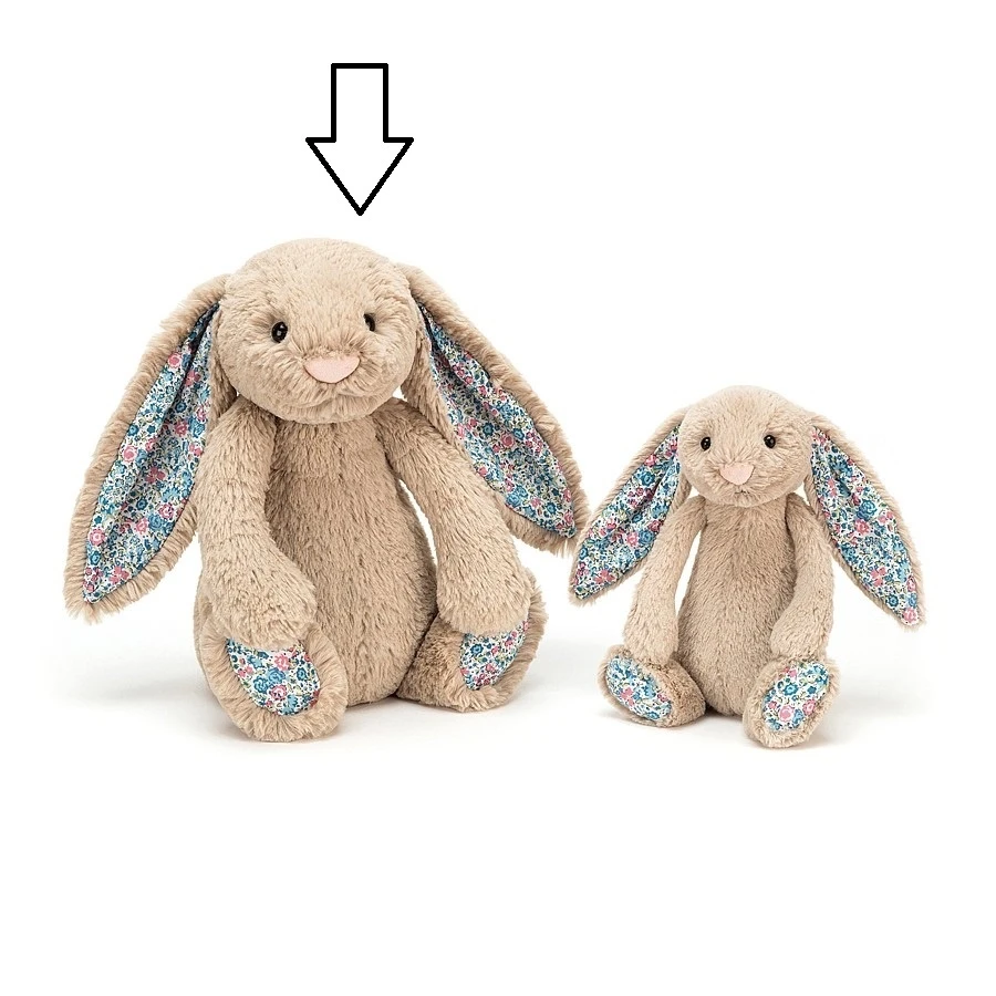 Jellycat Knuffel Konijn Blossom Beige Bunny Medium 4 Jellycat Knuffel Konijn Blossom Beige Bunny Medium - Afbeelding 4