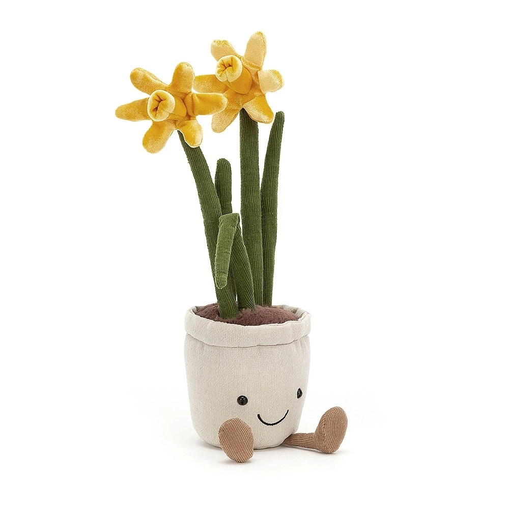 Jellycat Knuffel Plant Narcis Amuseable Daffodil 1 Jellycat Knuffel Plant Narcis Amuseable Daffodil