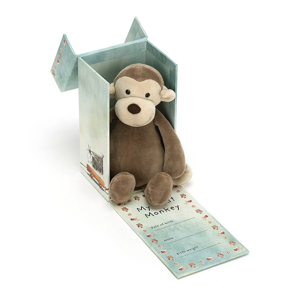 Jellycat Knuffel Aap My First Monkey 2 Jellycat Knuffel Aap My First Monkey - Afbeelding 2