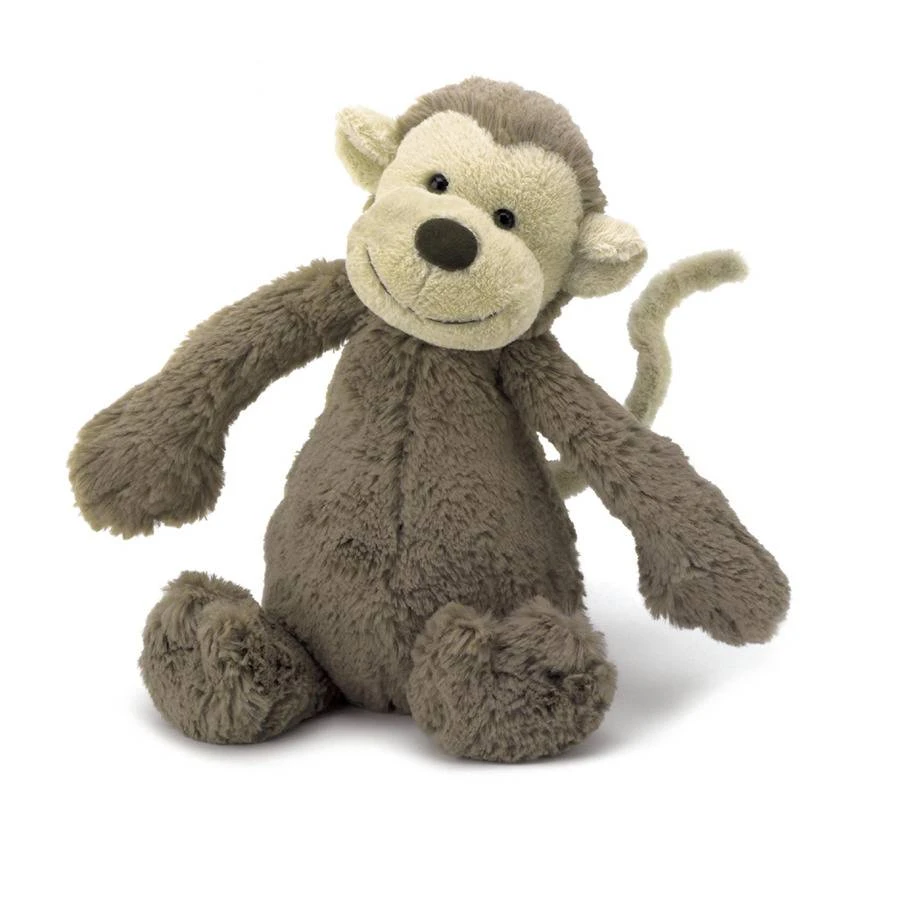Jellycat Knuffel Aap Bashful Monkey 1 Jellycat Knuffel Aap Bashful Monkey