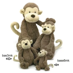 Jellycat Knuffel Aap Bashful Monkey 7 Jellycat Knuffel Aap Bashful Monkey -Speelgoed Winkel image 3428