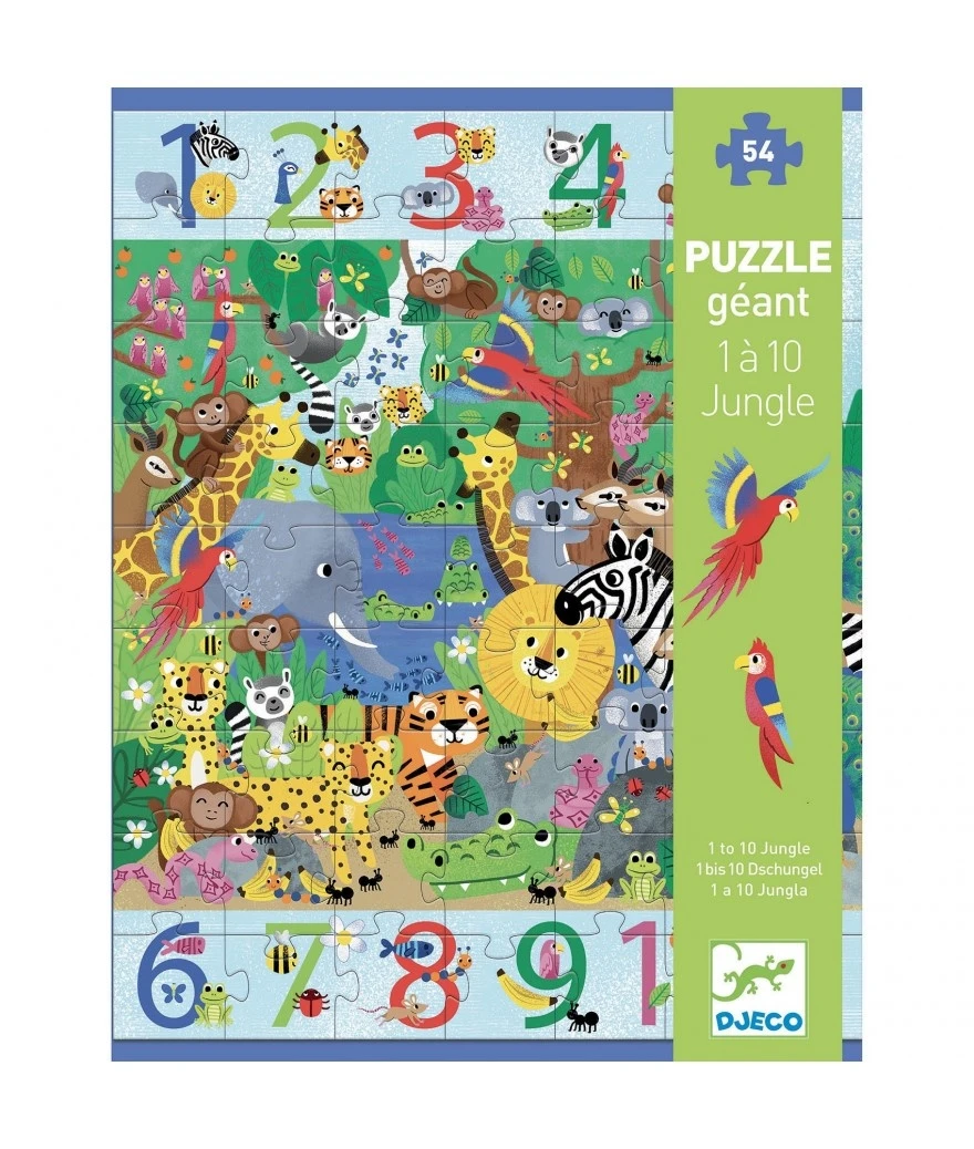 Djeco Puzzel Jungle 54 Pcs 1 Djeco Puzzel Jungle 54 Pcs