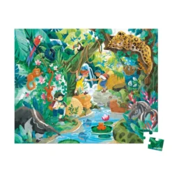 Janod Puzzel Jungle Avontuur In Opbergkoffer