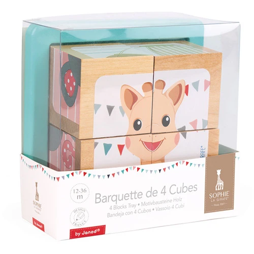 Janod Blokkenpuzzel Sophie De Giraf Hout 5 Janod Blokkenpuzzel Sophie De Giraf Hout - Afbeelding 5