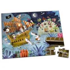 Janod Puzzel Piraten In Opbergkoffer -Speelgoed Winkel image 497