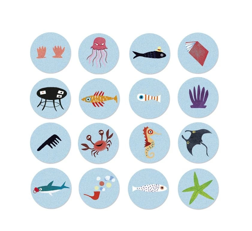 Londji Pocket Puzzel My Little Ocean 24 Pcs 4 Londji Pocket Puzzel My Little Ocean 24 Pcs - Afbeelding 4