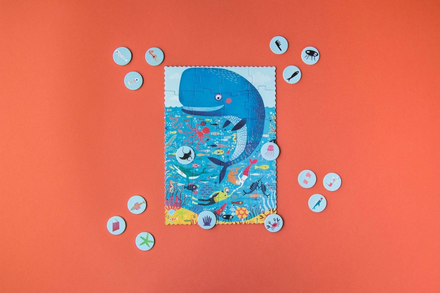 Londji Pocket Puzzel My Little Ocean 24 Pcs 5 Londji Pocket Puzzel My Little Ocean 24 Pcs - Afbeelding 5