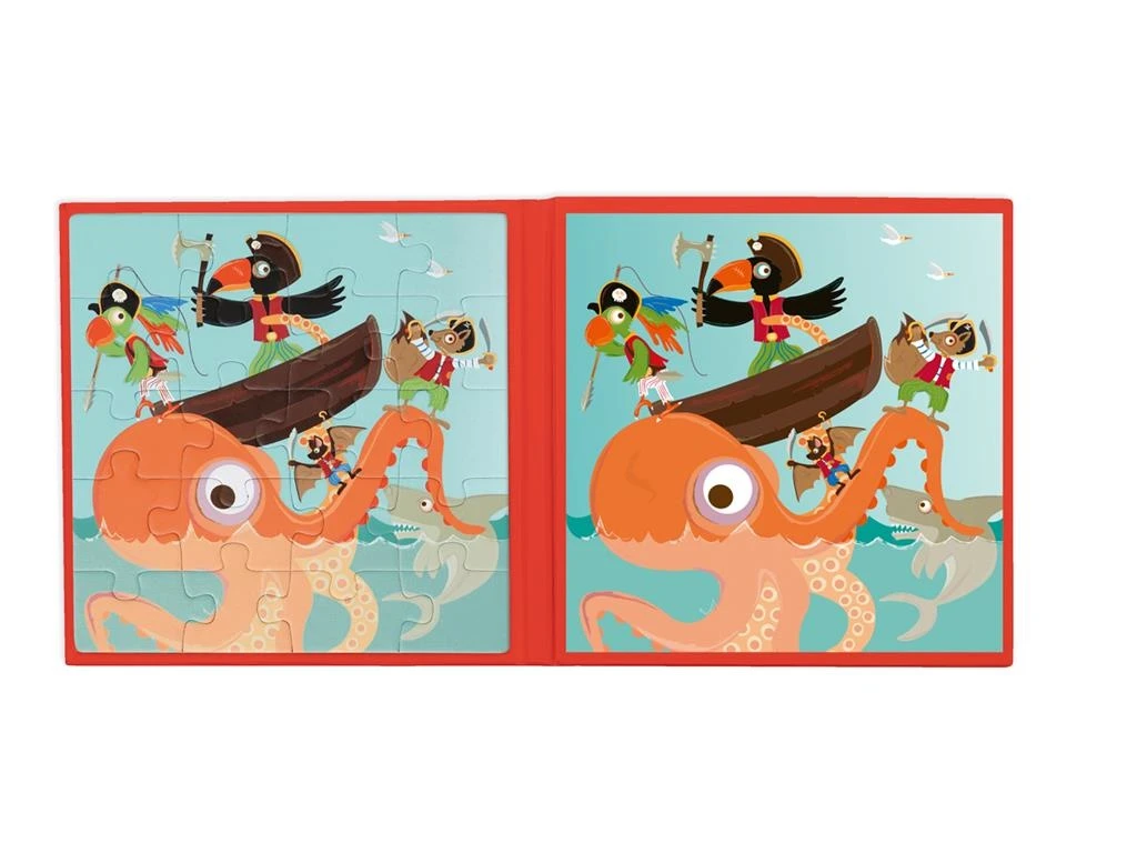 Scratch Magneet Puzzelboek Piraten 2 Scratch Magneet Puzzelboek Piraten - Afbeelding 2