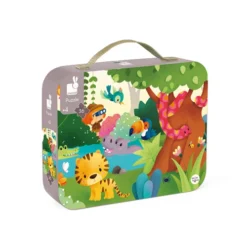 Janod Puzzel Panorama Jungle In Opbergkoffer 6 Janod Puzzel Panorama Jungle In Opbergkoffer -Speelgoed Winkel image 614