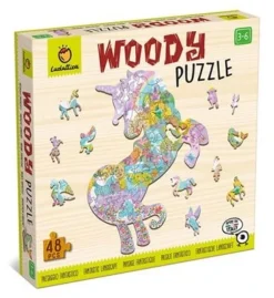 Woody Houten Puzzel Speelset Unicorn