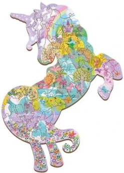 Woody Houten Puzzel Speelset Unicorn -Speelgoed Winkel image 620