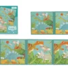 Scratch Magneet Puzzelboek Dinosauriers