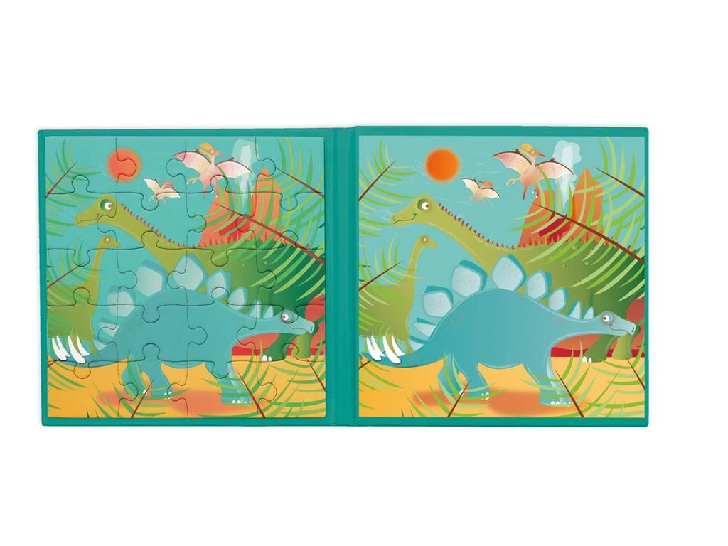Scratch Magneet Puzzelboek Dinosauriers 2 Scratch Magneet Puzzelboek Dinosauriers - Afbeelding 2