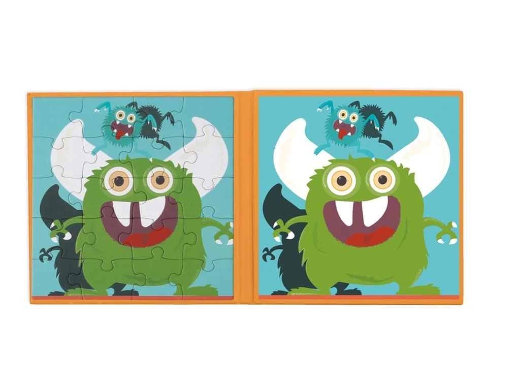 Scratch Magneet Puzzelboek Monsters 2 Scratch Magneet Puzzelboek Monsters - Afbeelding 2