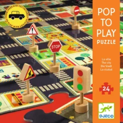 Djeco Pop To Play The City 24 Pcs