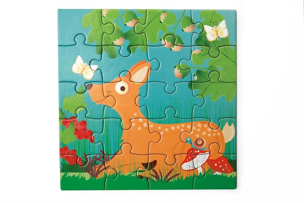 Scratch Magneet Puzzelboek Bosdieren 2 Scratch Magneet Puzzelboek Bosdieren - Afbeelding 2