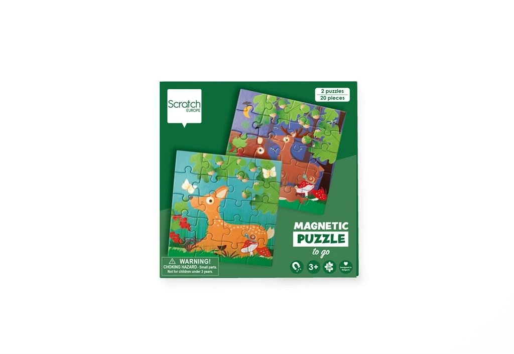 Scratch Magneet Puzzelboek Bosdieren 7 Scratch Magneet Puzzelboek Bosdieren - Afbeelding 7