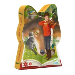 Djeco Puzzel Peter En De Wolf 50pcs
