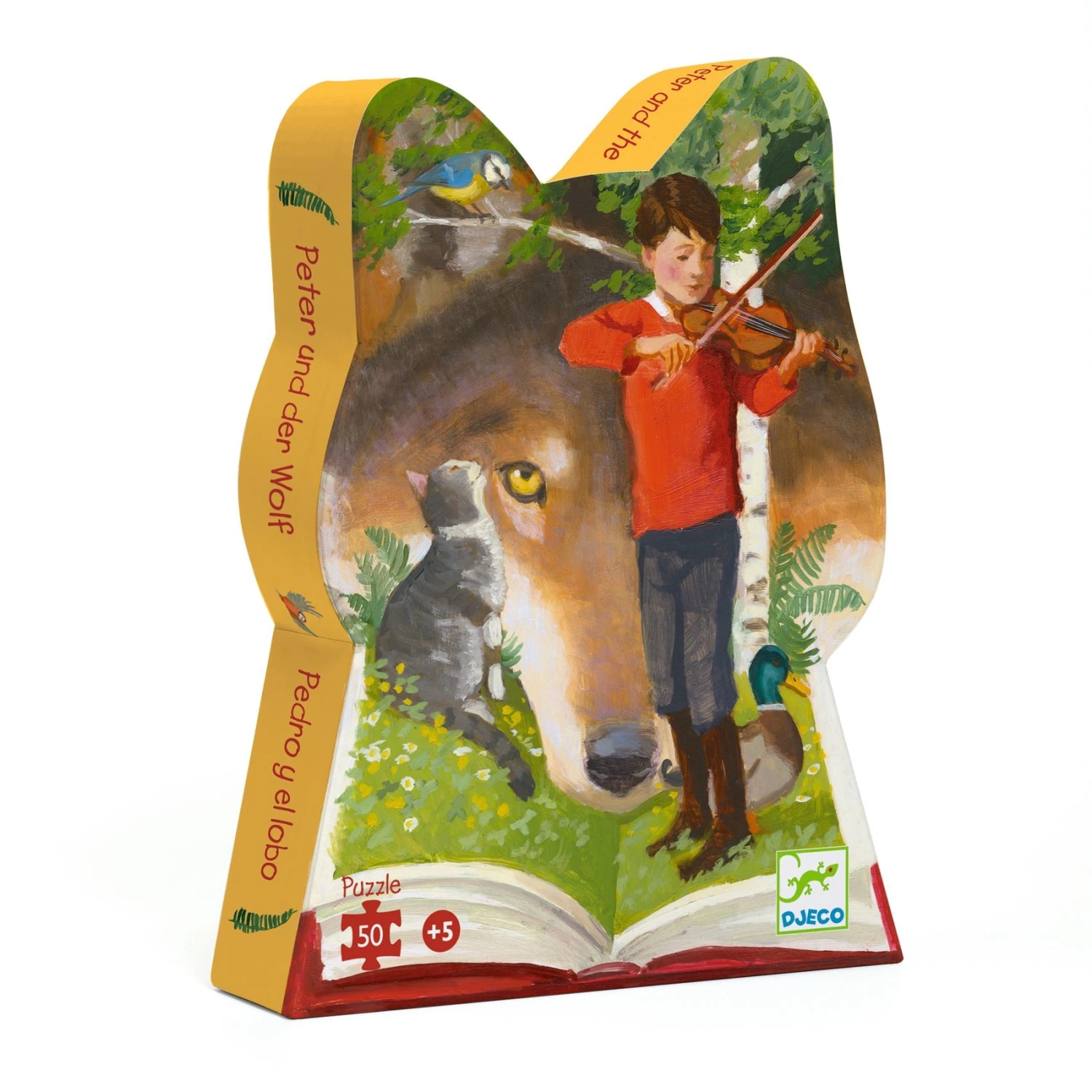 Djeco Puzzel Peter En De Wolf 50pcs 1 Djeco Puzzel Peter En De Wolf 50pcs