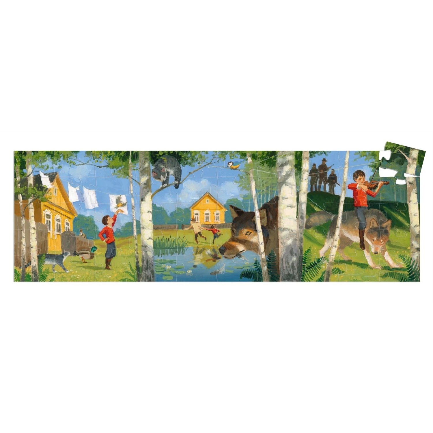 Djeco Puzzel Peter En De Wolf 50pcs 2 Djeco Puzzel Peter En De Wolf 50pcs - Afbeelding 2