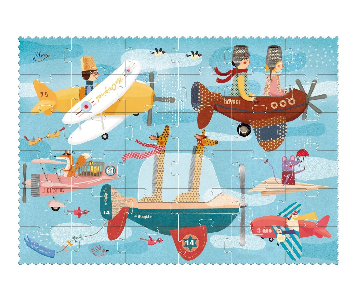 Londji Puzzel Luchtvaart Volare In Opbergkoker 36 Pcs 1 Londji Puzzel Luchtvaart Volare In Opbergkoker 36 Pcs