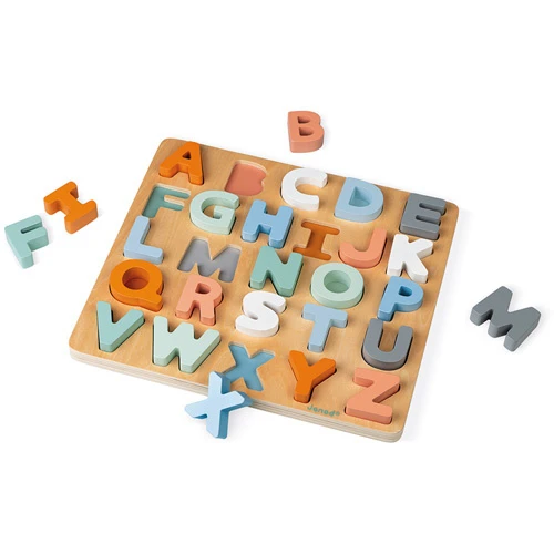 Janod Alfabet Puzzel Sweet Cocoon 2 Janod Alfabet Puzzel Sweet Cocoon - Afbeelding 2