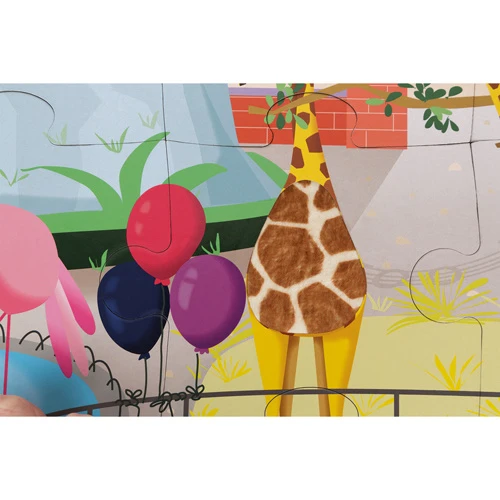 Janod Voelpuzzel Dierentuin 5 Janod Voelpuzzel Dierentuin - Afbeelding 5