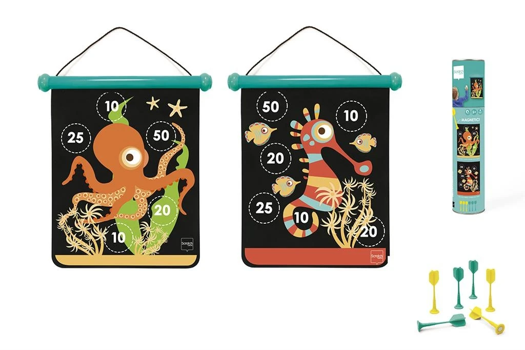 Scratch Magnetisch Dart Spel Oceaan 3 Scratch Magnetisch Dart Spel Oceaan - Afbeelding 3