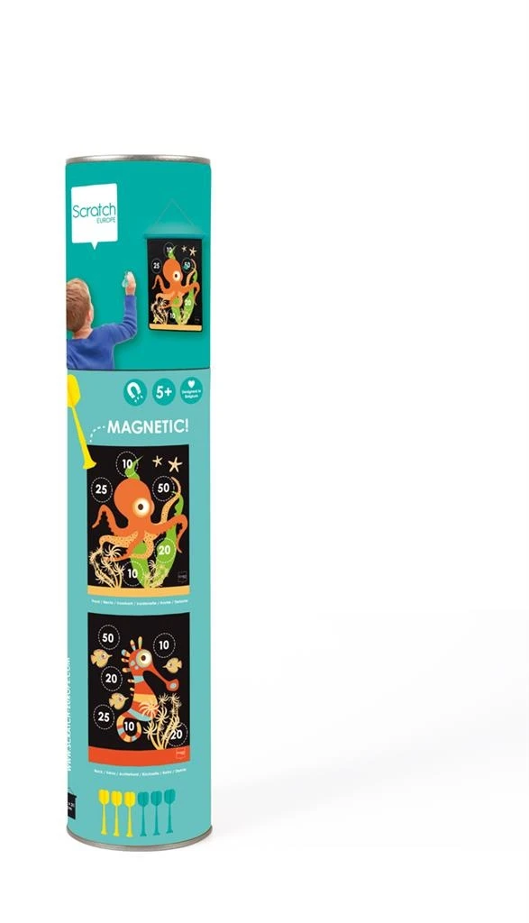 Scratch Magnetisch Dart Spel Oceaan 6 Scratch Magnetisch Dart Spel Oceaan - Afbeelding 6