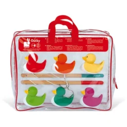 Janod Badeenden Hengelspel Set In Opbergtas -Speelgoed Winkel image 966